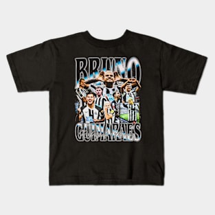 Bruno Guimaraes Retro Bootleg Kids T-Shirt